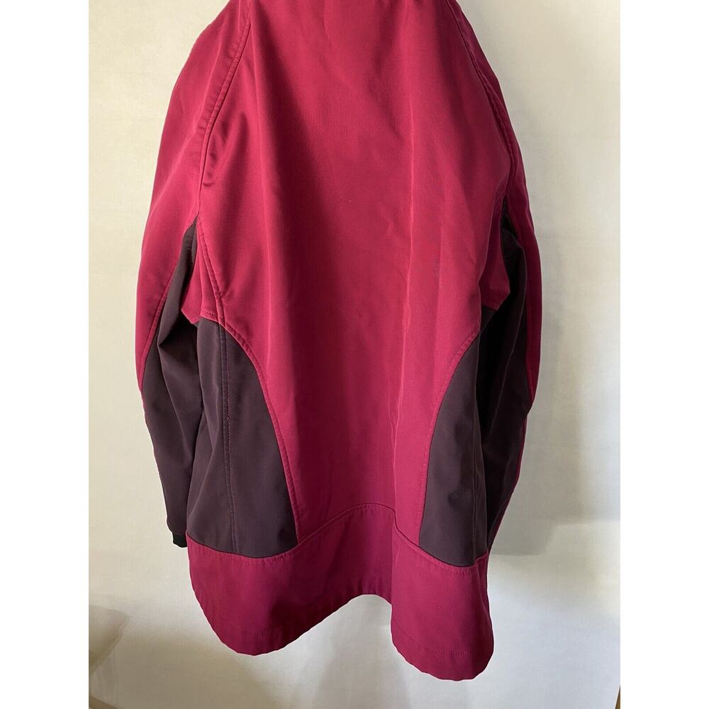 WMS Xersion Performancewear SZ XL Magenta/Pink Full Zip Soft Shell Hooded Jacket - Picture 9 of 12
